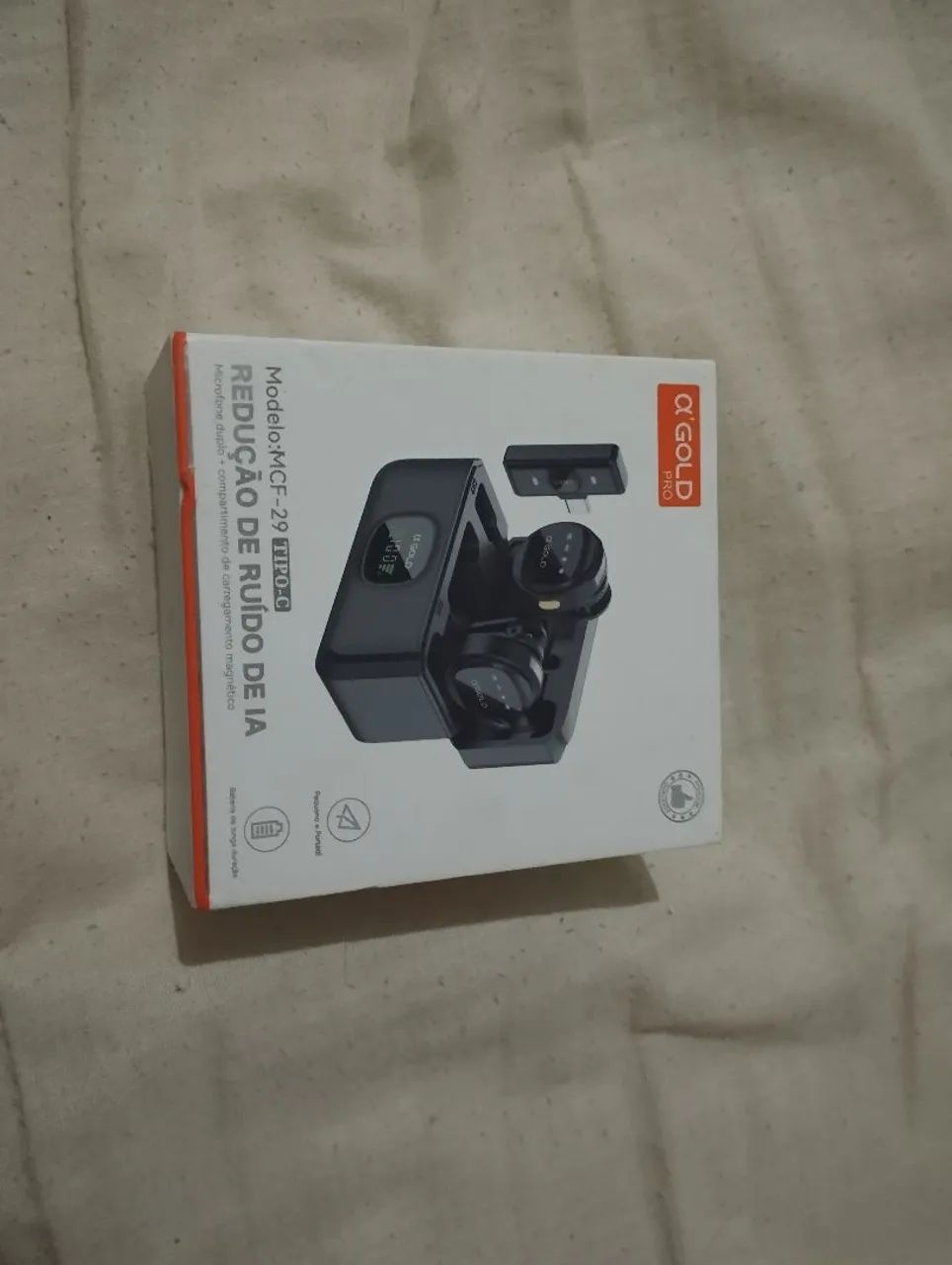 Microfone sem fio agold MCF-29 novo. 