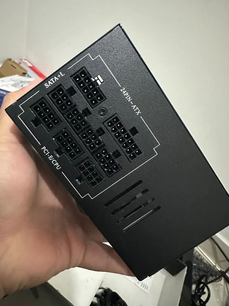 Fonte full modular atx metalfish 850k nova sem uso 220v  - Foto 5