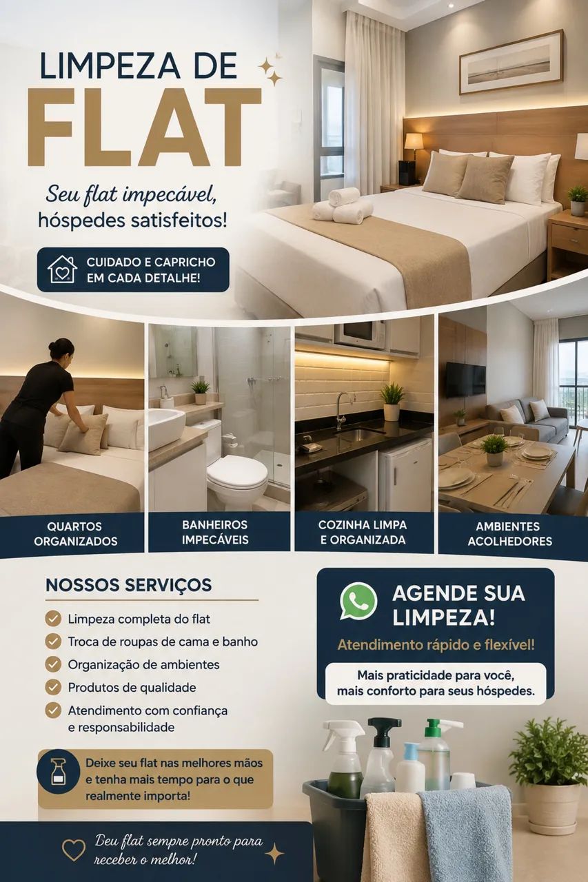 Limpeza de flat 