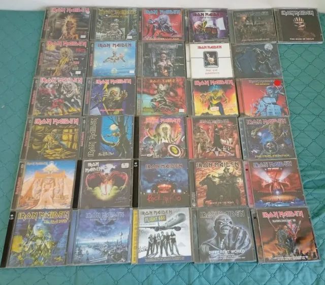 Coleção Iron Maiden Original - 31 CDs - Excelente Estado - VENDO SEPARADO - Foto 4