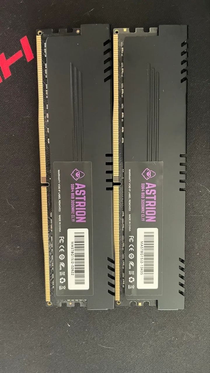 MEMÓRIA RAM 16GB 3.200MHZ
