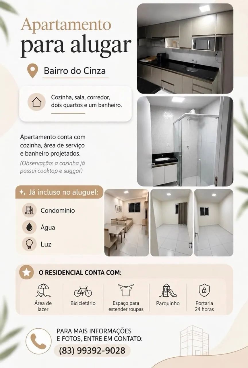 Apartamento para alugar 