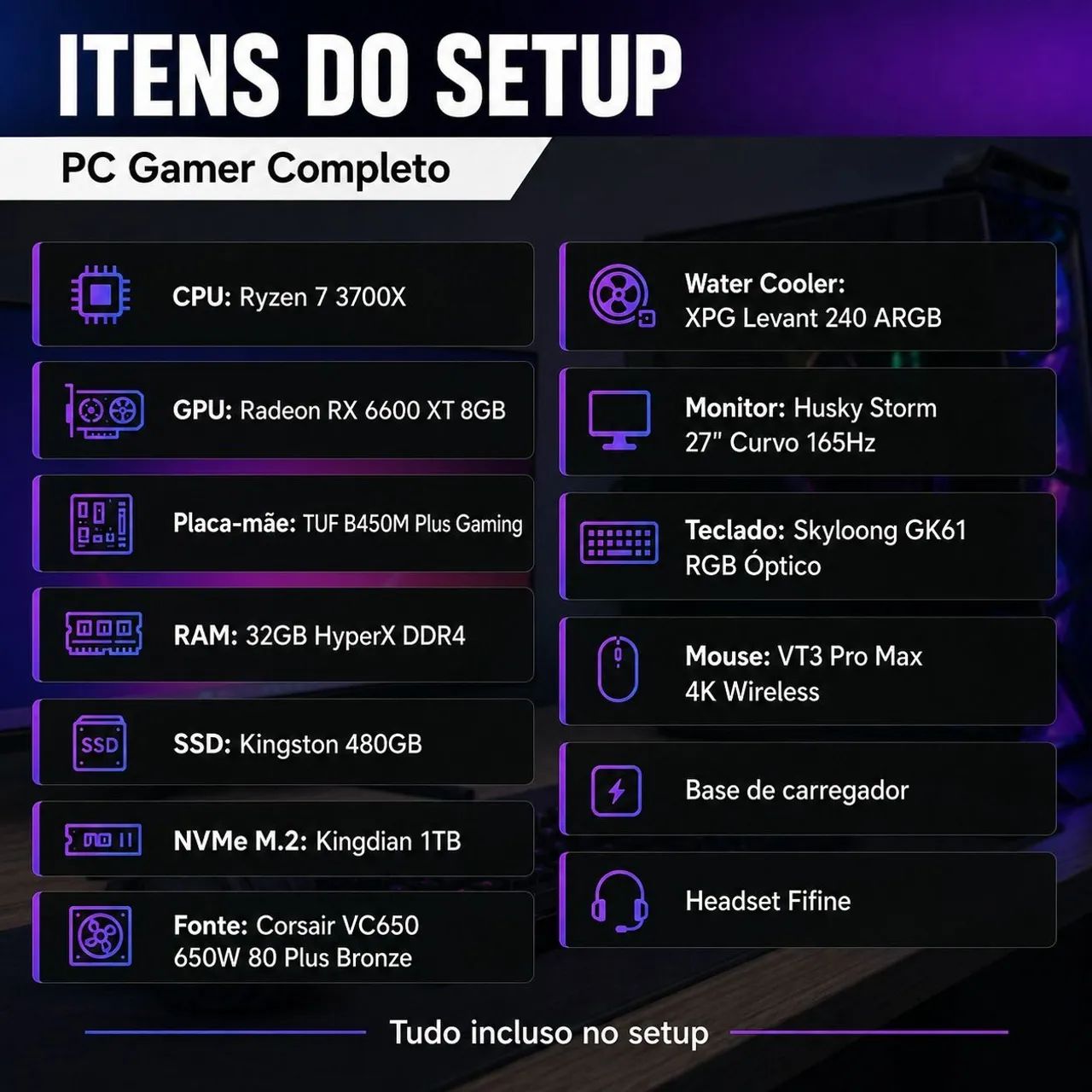 Pc gamer completo - Foto 2