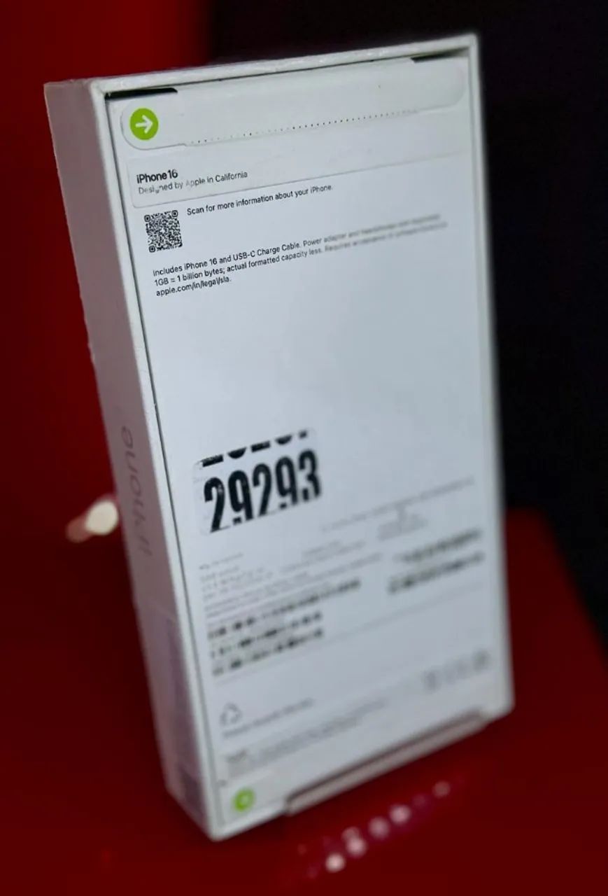Apple iPhone 16 - 128GB - WHITE - E-SIM + SIM FÍSICO - Produto Novo com Garantia - Foto 2