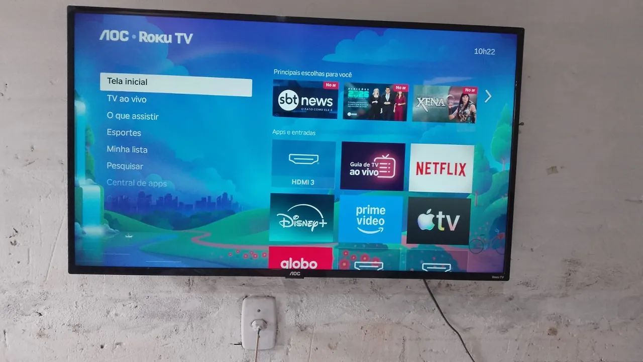 Vendo smart tv AOC 43 polegadas 