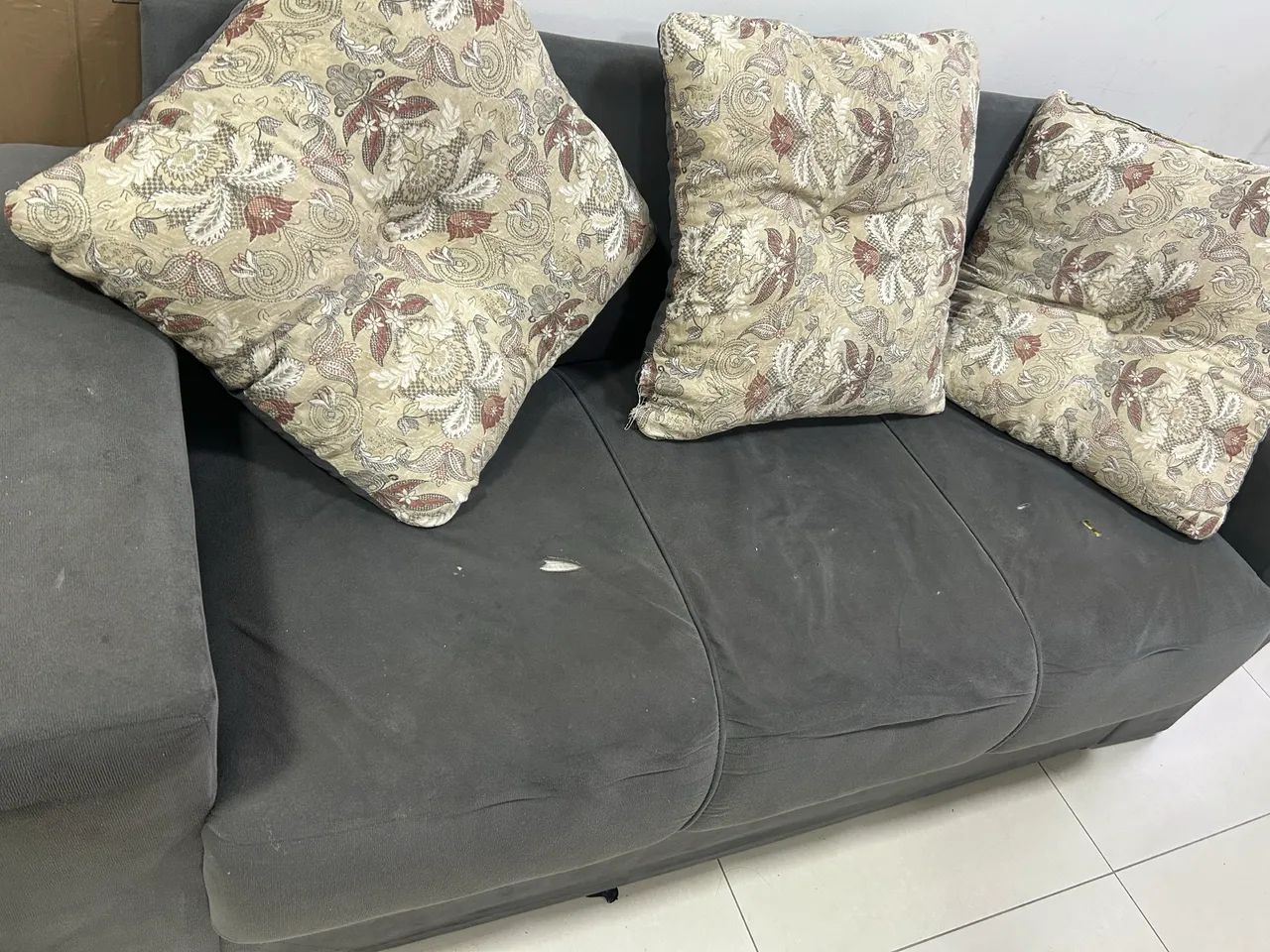 Conjunto de Sofá 2 e 3 lugares com almofadas64962181464449123