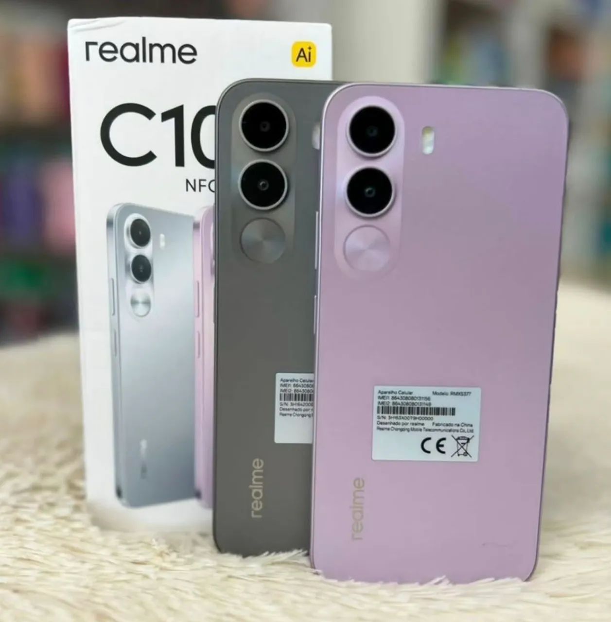 Lançamento (Realme) C100i NFC 128/4 Cinza 