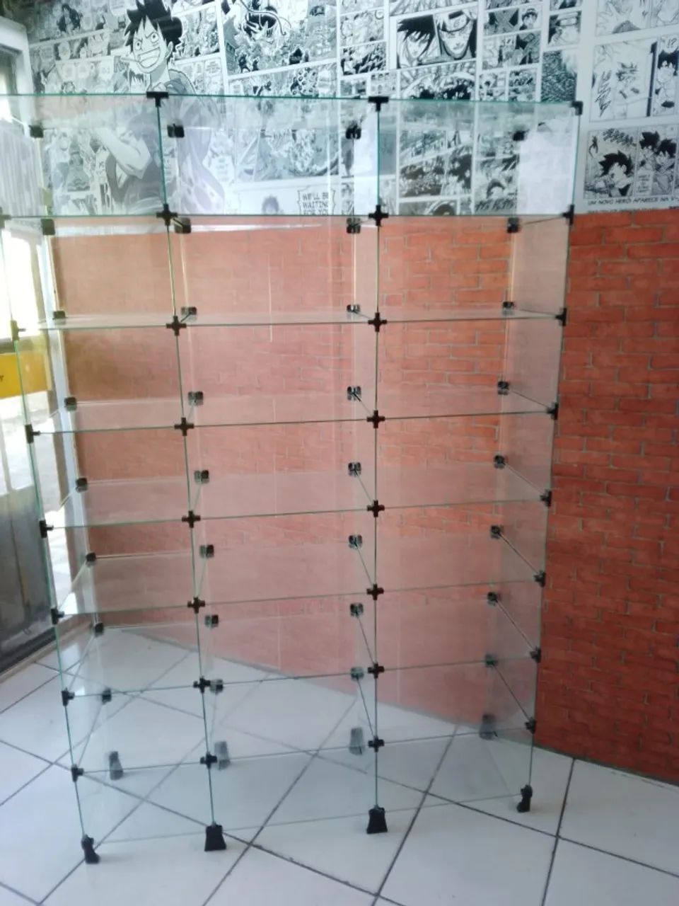 VITRINE DE VIDRO PARA LOJAS E COMERCIO