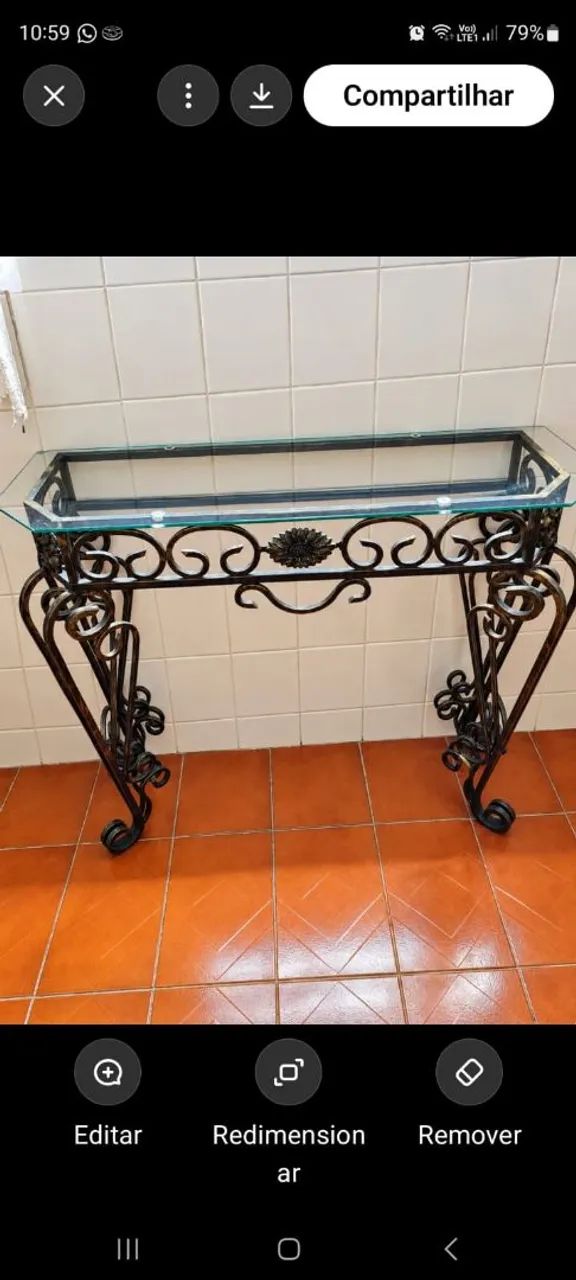 Vende-se mesa de vidro  - Foto 2