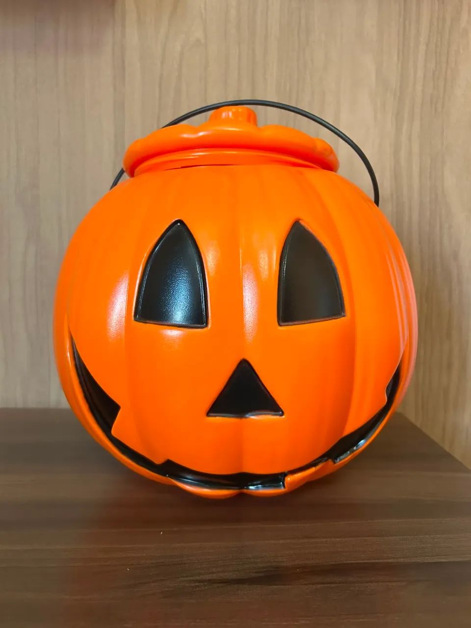 Balde de Abóbora para Halloween