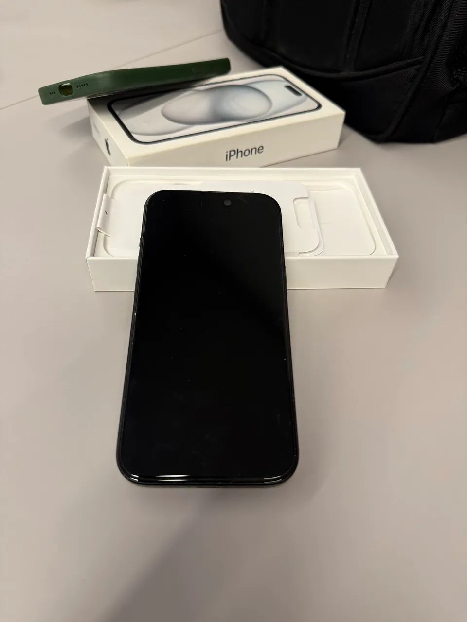 iPhone 15 128GB Preto Impecável na Caixa - Foto 2