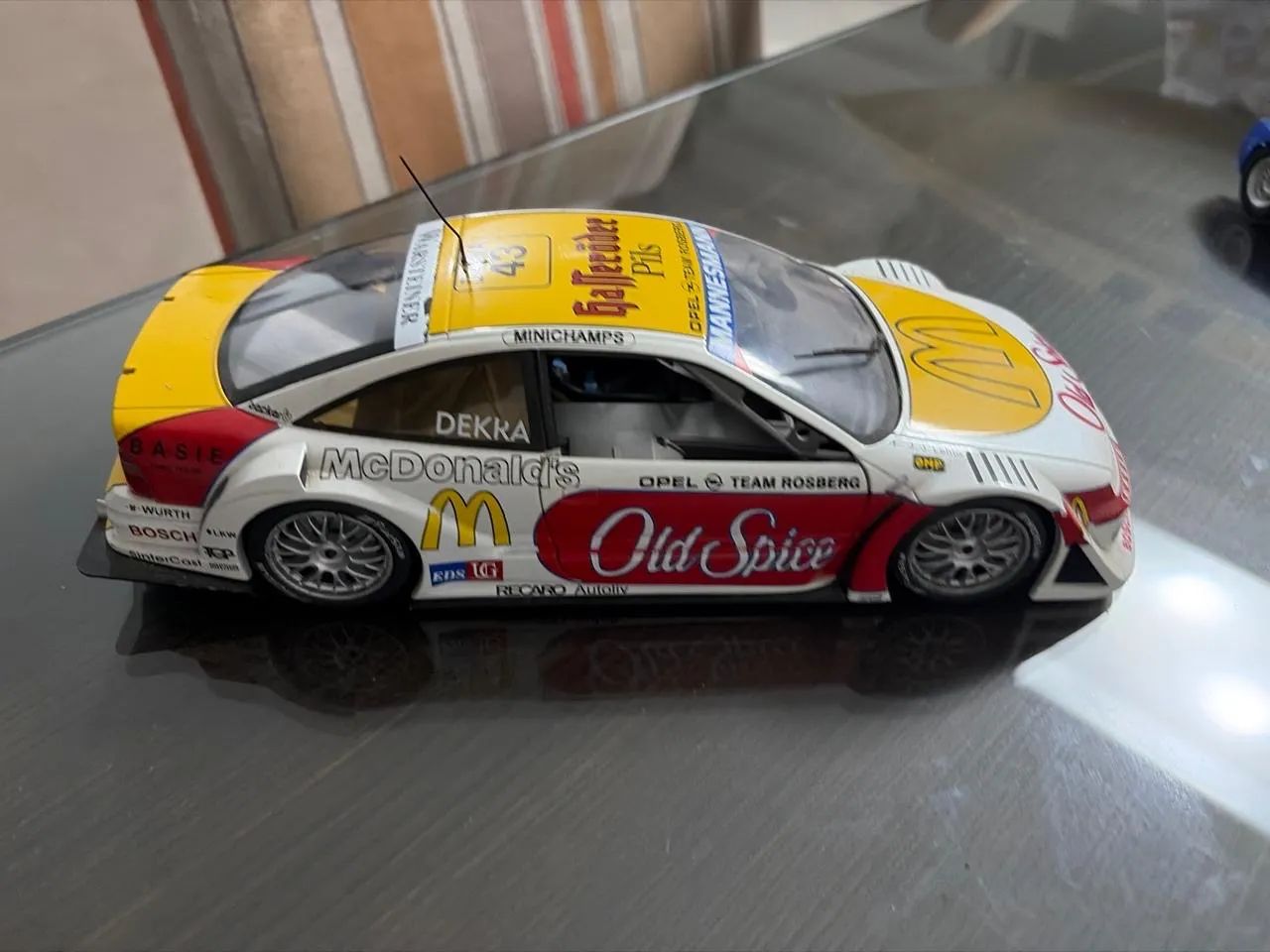 Miniatura 1:18 Minichamps Opel DTM McDonalds Old Spice - Hobbies e