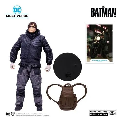 Bruce Wayne unmasked DC Multiverse McFarlane Toys The Batman  - Foto 2