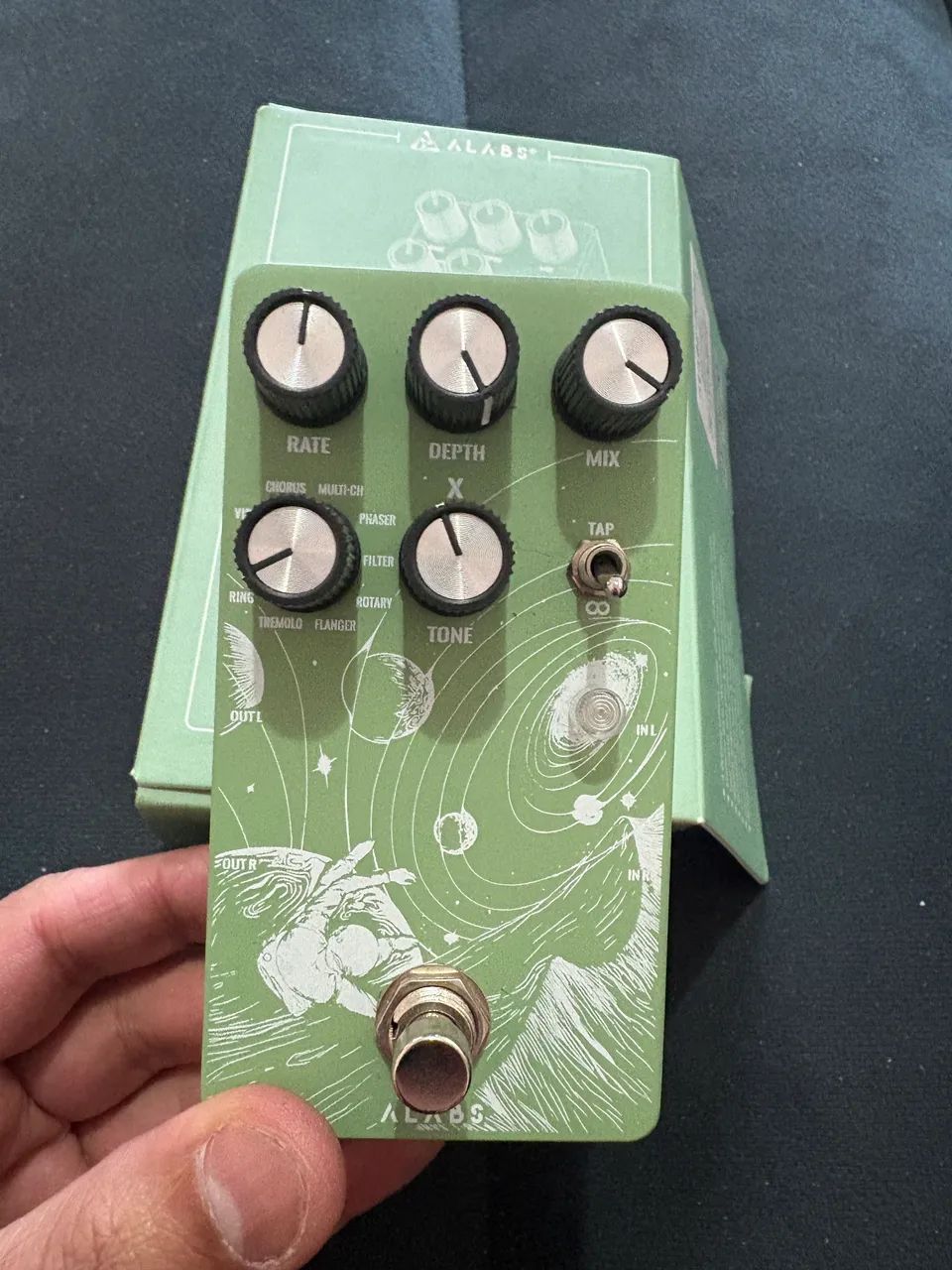 Pedal Alabs Novadrift Modulação Stereo