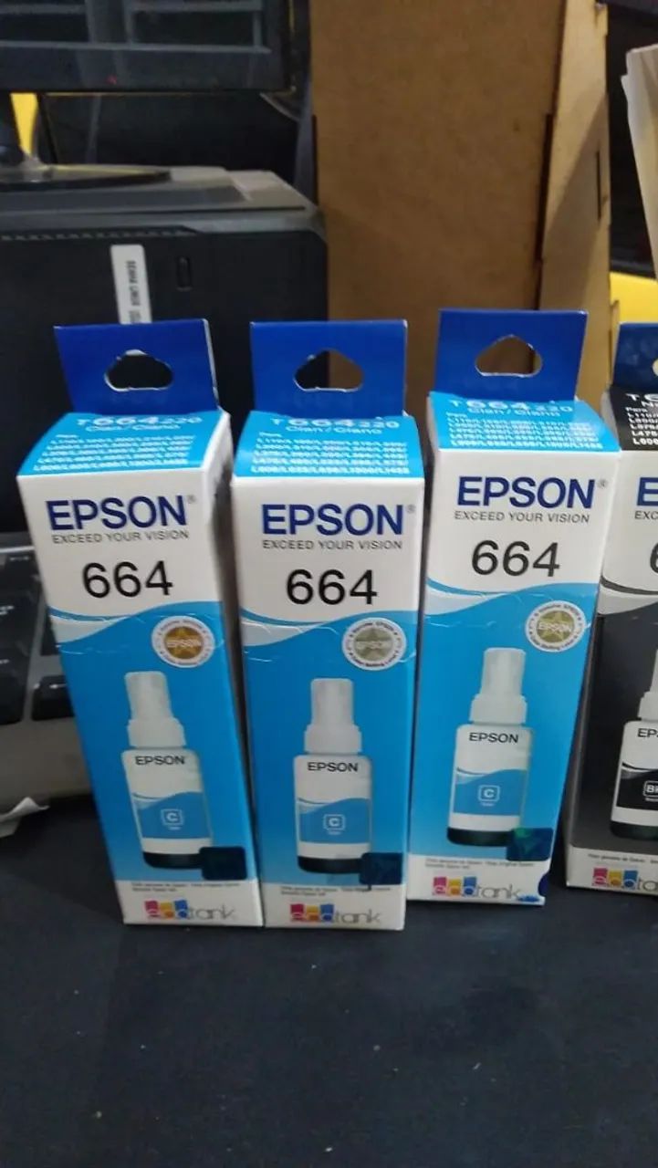 Tintas Epson 664 novos Impressoras L355, 365, 375 etc  - Foto 3