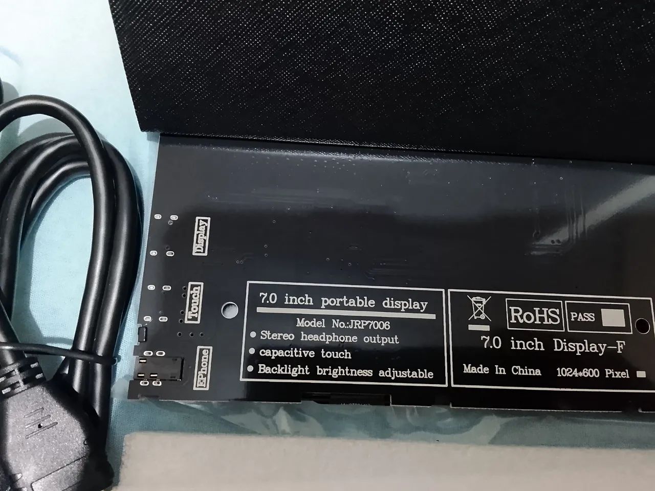 Tela portátil Touch 7 polegadas  - Foto 2