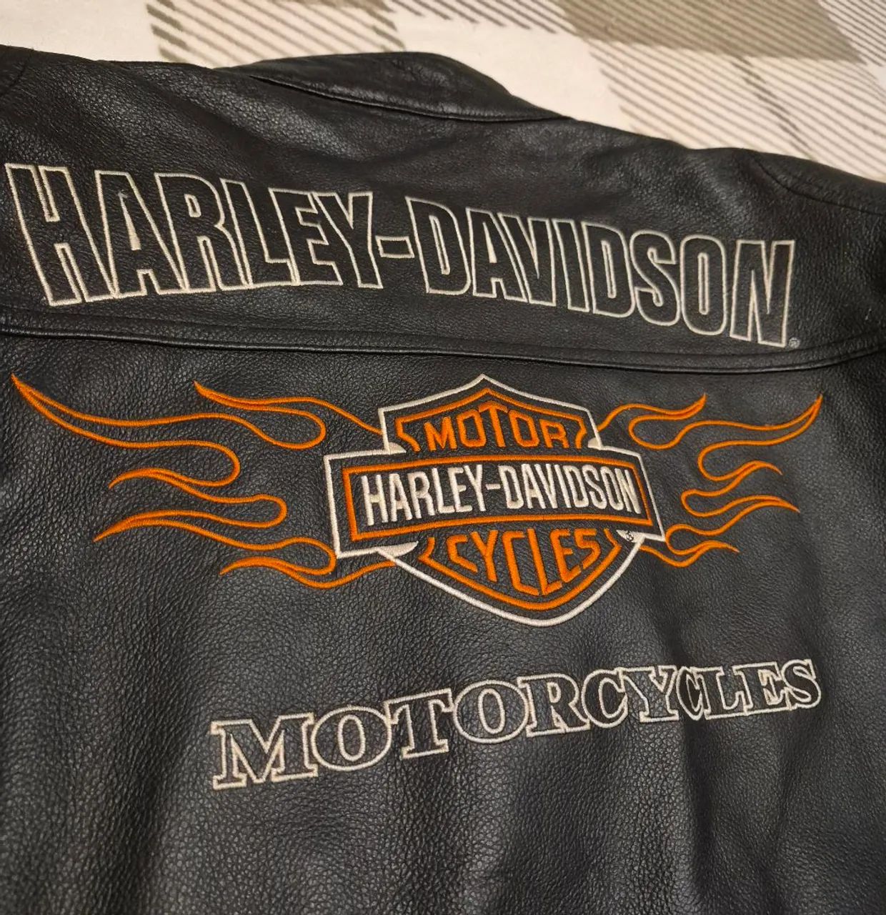 Jaqueta Original Harley Davidson modelo  Flames  Tamanho  G - Foto 3