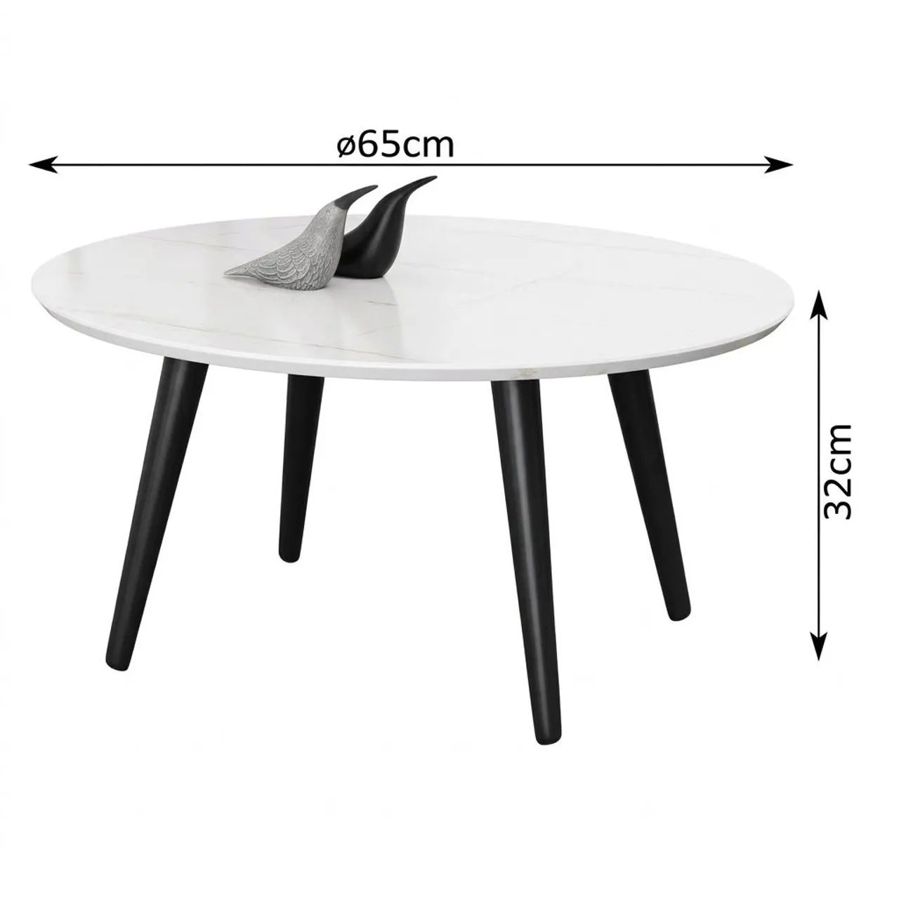 MESA DE CENTRO GRACE - OFF WHITE - Foto 2