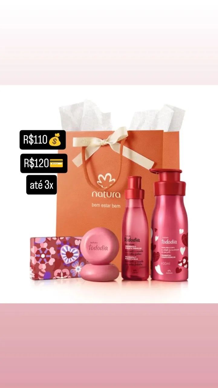 Kit Framboesa e Pimenta Vermelha Natura Todo Dia