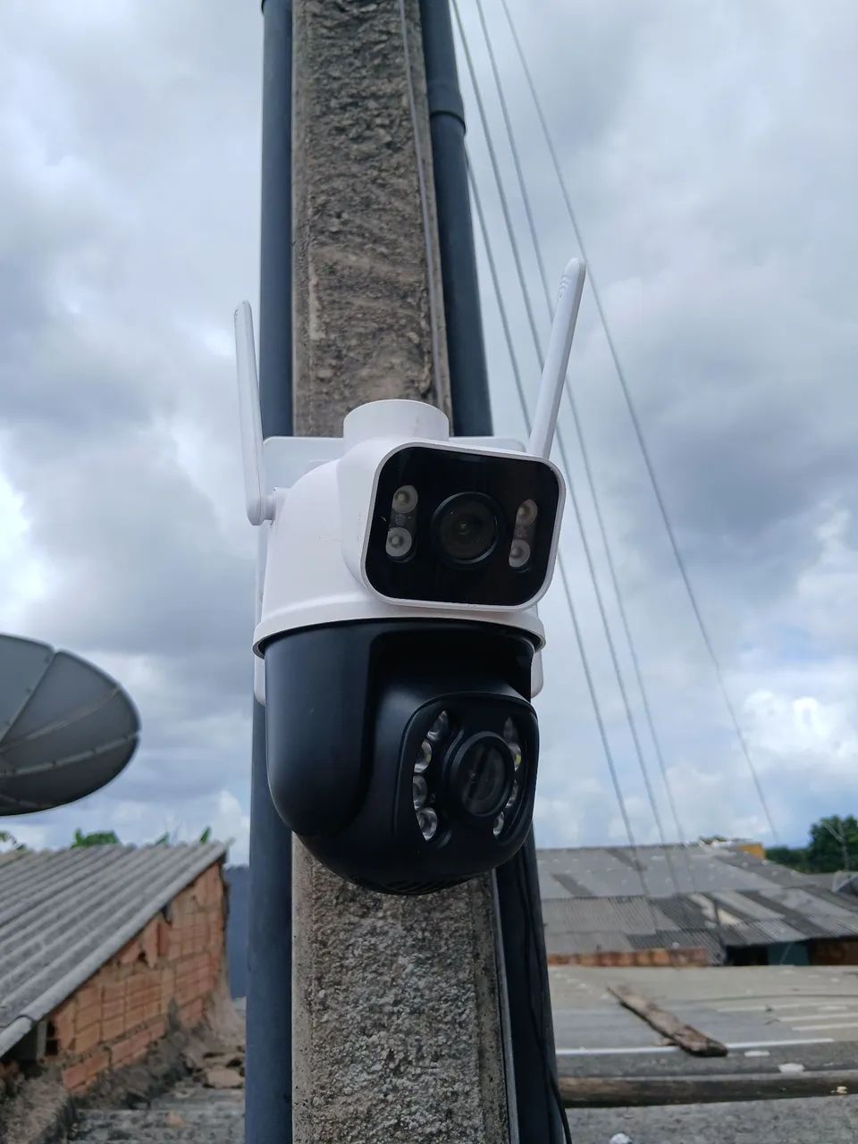 Instalação de câmera wi-fi