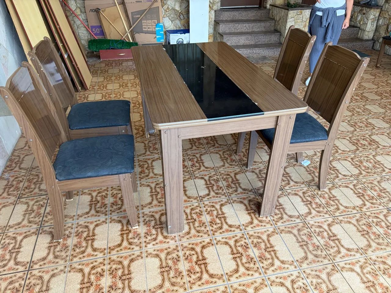 Mesa de jantar / cozinha c 4 cadeiras - Foto 4