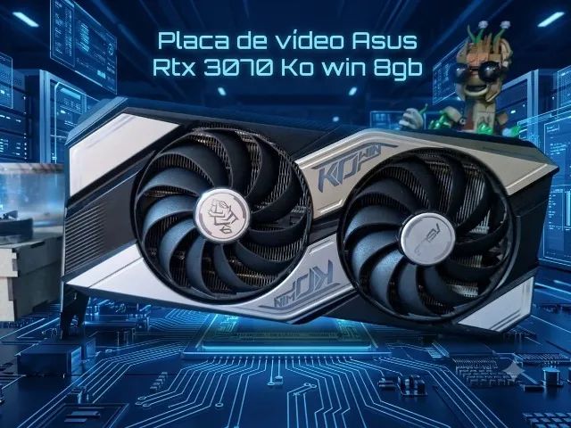 Placa de vídeo Asus RTX 3070 Ko Win 8gb