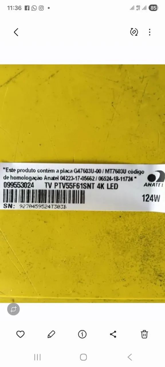 Placas de tv nova completa, no precinho. 