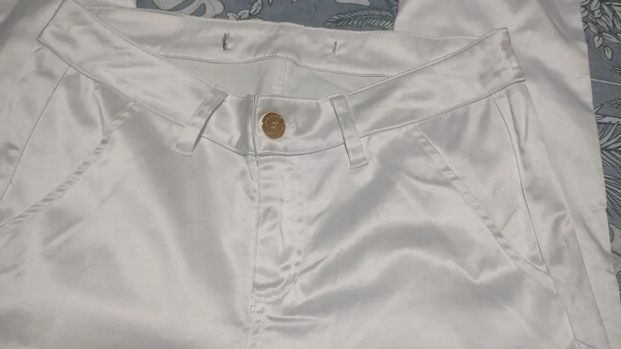 Calça limelight cetim branca  - Foto 5