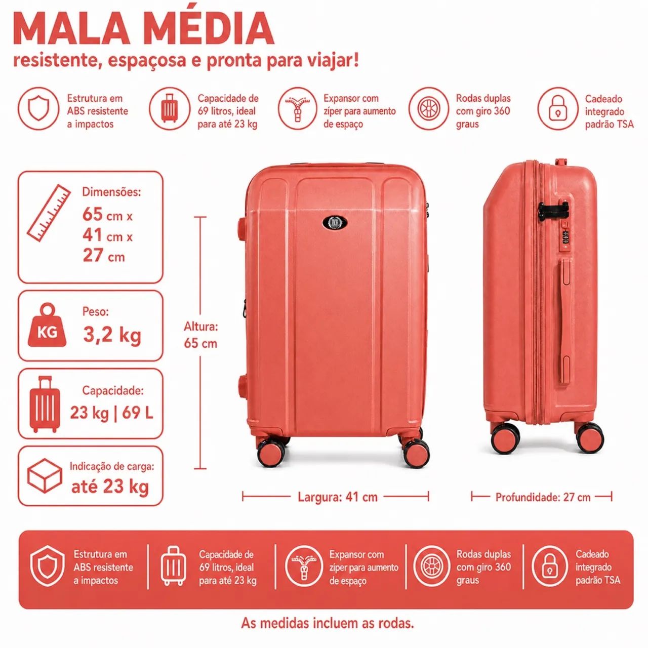 Continental Rose M malas Ika direto de fábrica  - Foto 3