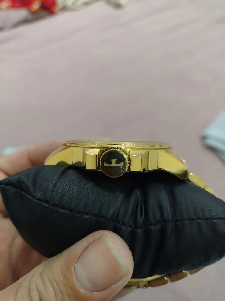 VENDO RELÓGIO TECHNOS DOURADO! - Foto 5