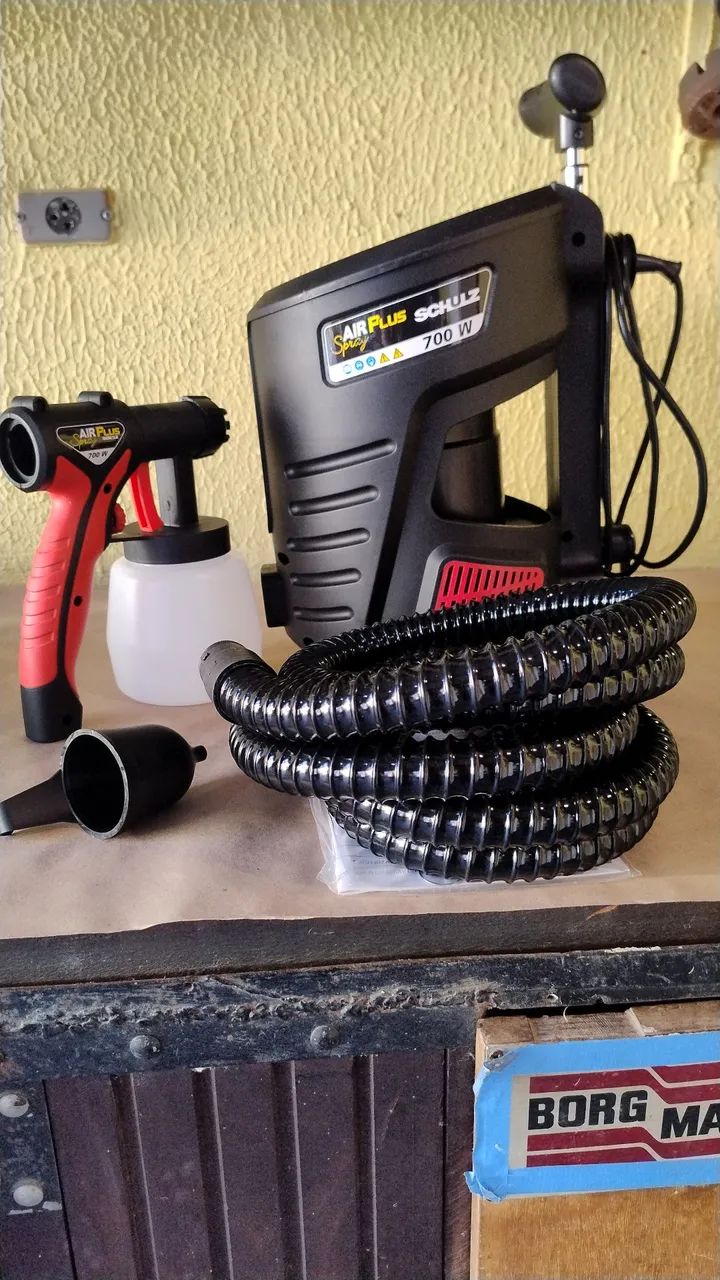 Pistola de pintura pulverizadora 700W AIR PLUS SPRAY Schulz 110V ( NUNCA USADA !!!)