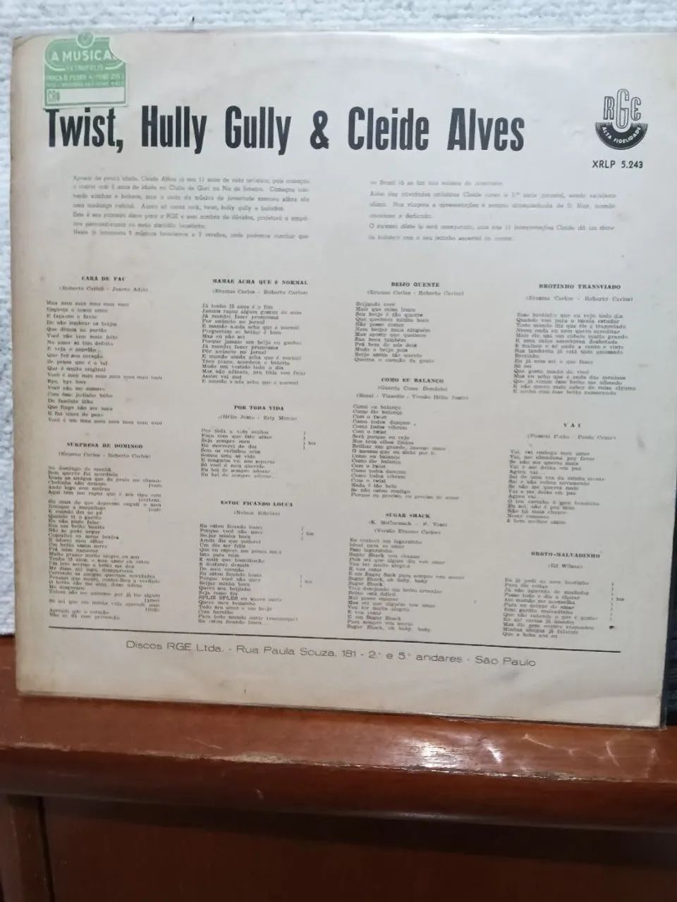 LP vinil Cleide Alves / Twist hully hully 1963 - Foto 2