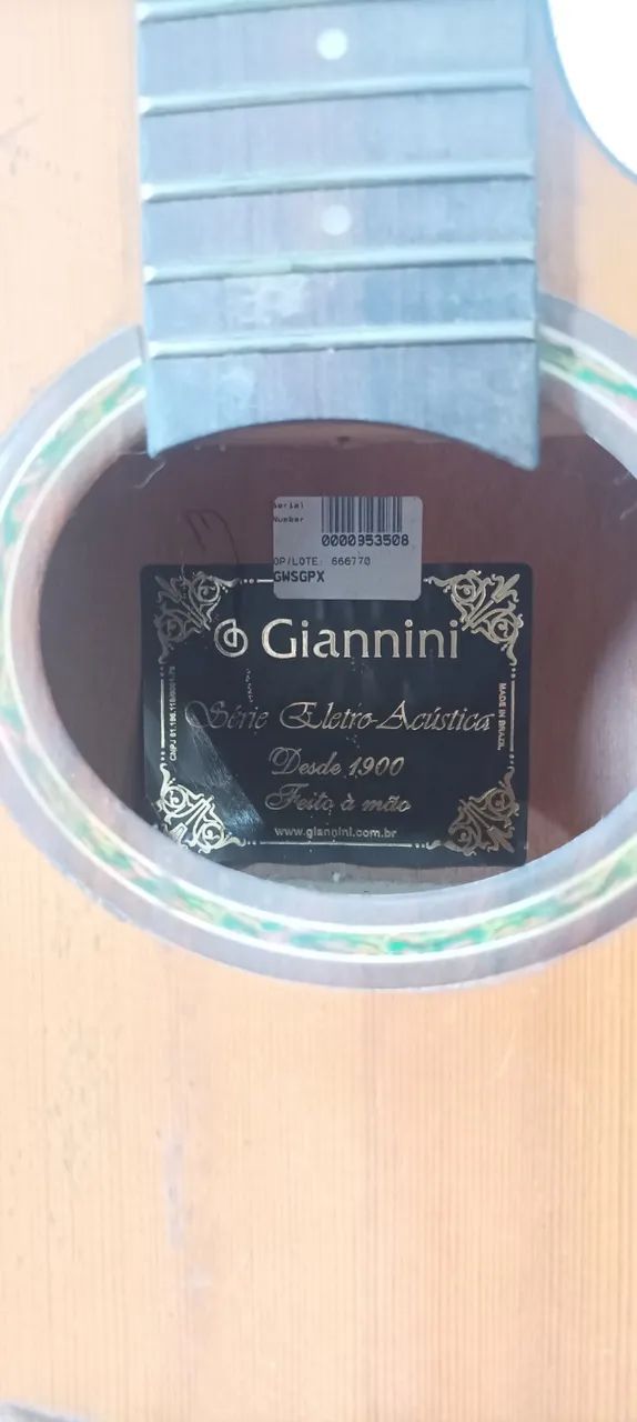 Violão Giannini GWSGPX (Aço)