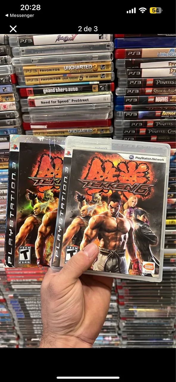 Tekken 6 play 3 Original com luva  - Foto 2