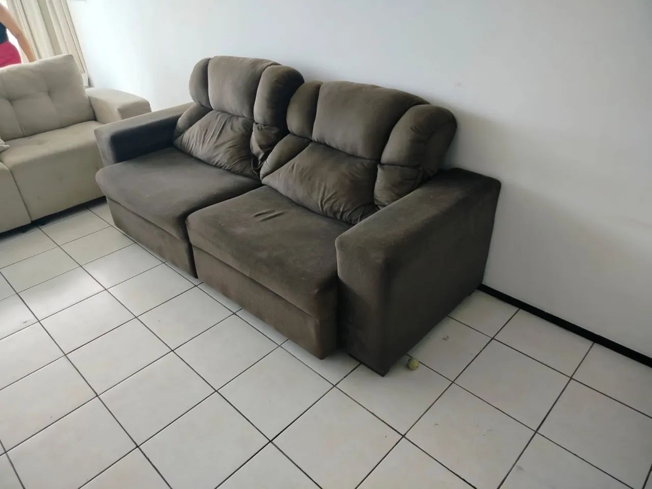 Sofá retrátil e reclinável grande  - Foto 5