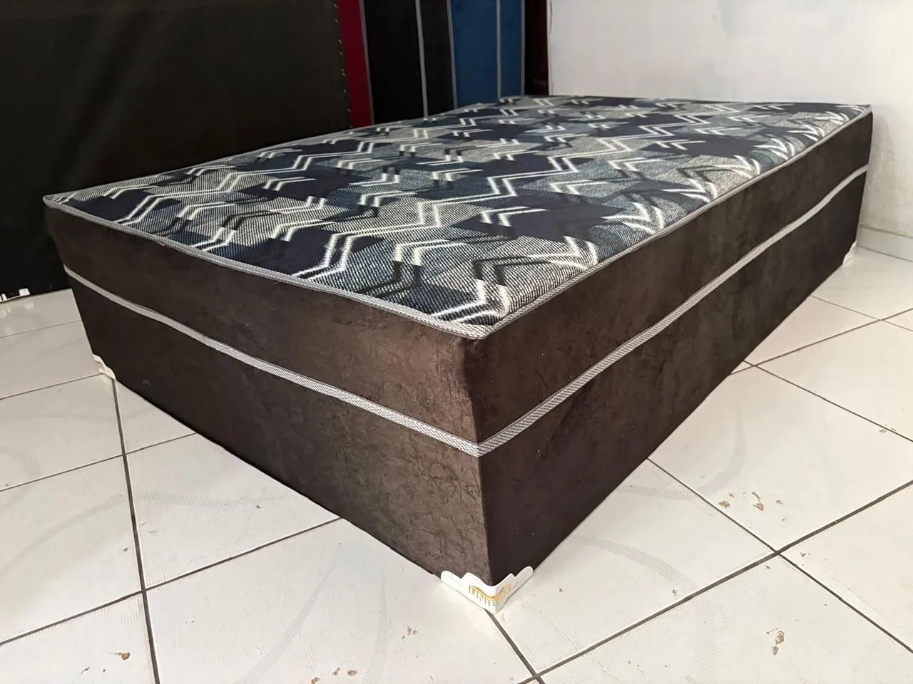 Cama de casal de espuma bem alta 20 cm - Foto 4