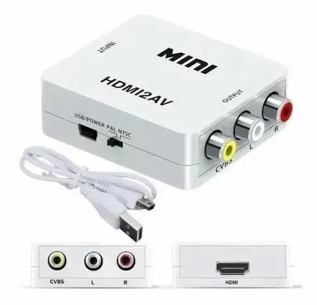 Adaptador de HDMI para RCA;)frete grátis 