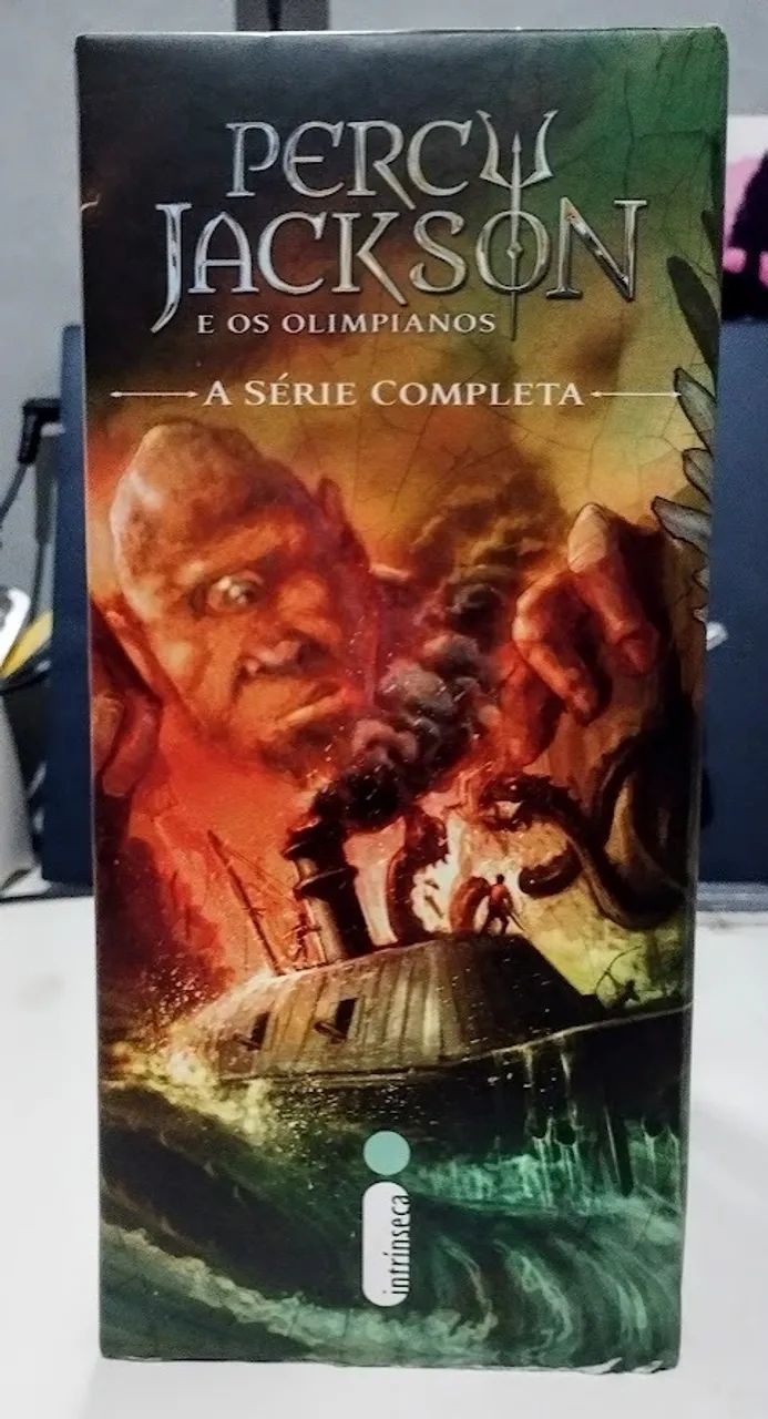 Box Percy Jackson E Os Olimpianos - Série Completa (5 Livros) - Foto 4