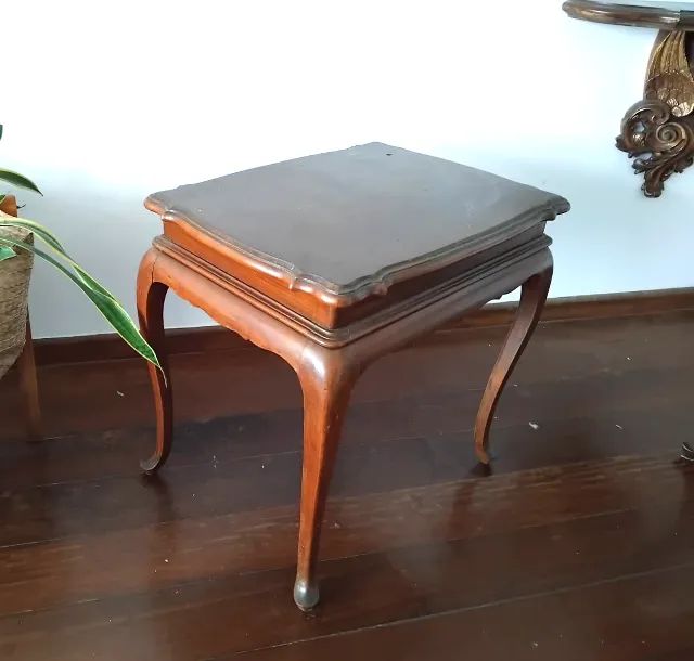 Mesa de canto em estilo Chipandalle de madeira maciça - Foto 2