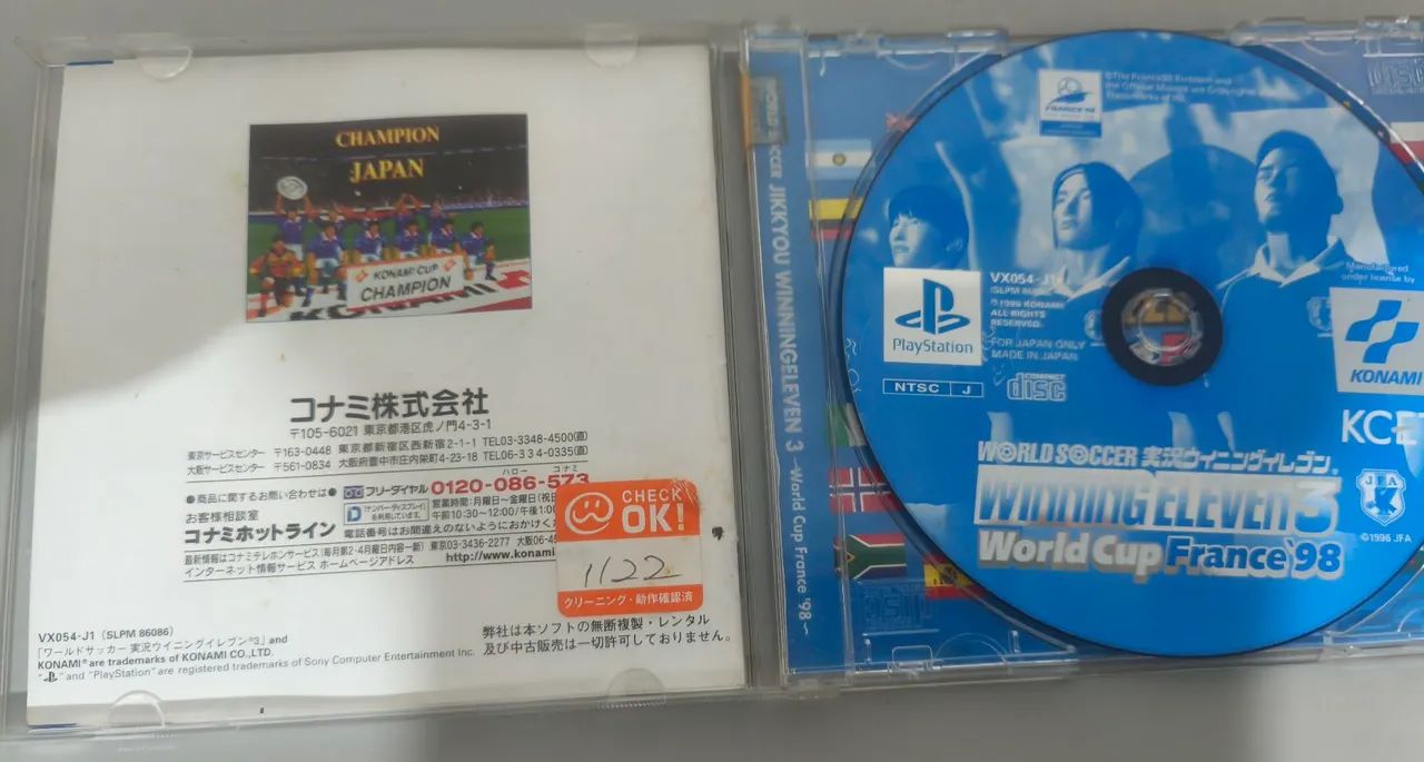 Winning Eleven 3 PS1 original  - Foto 3
