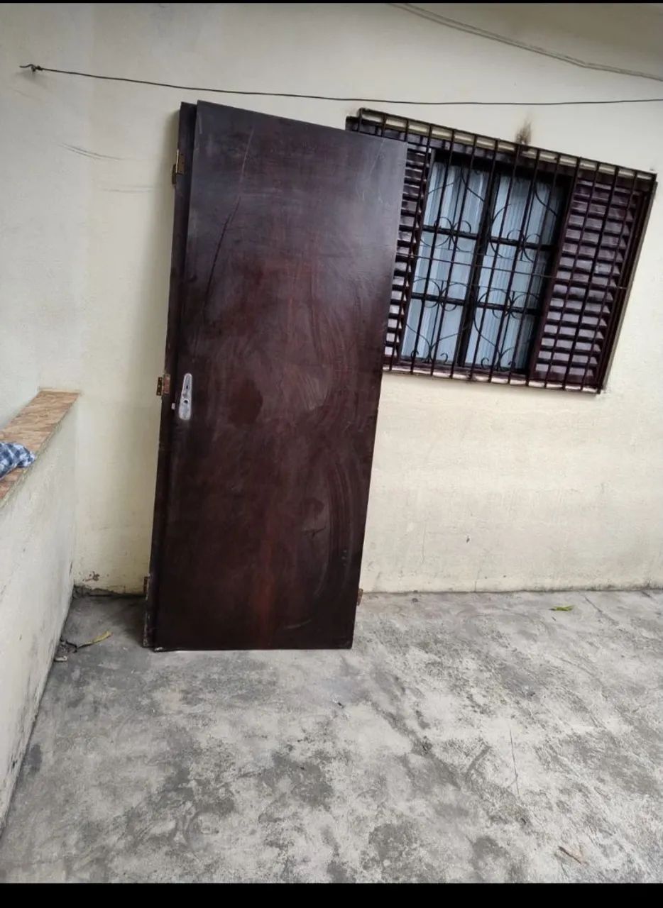 Folha de porta de madeira 0,82x210