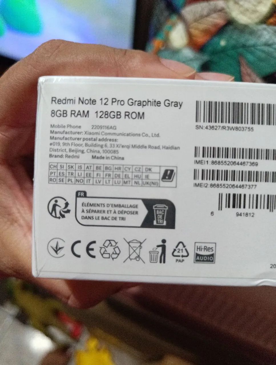 Redmi Note 12 Pro Graphite Gray<br>com 8GB de RAM e 128GB - Foto 2