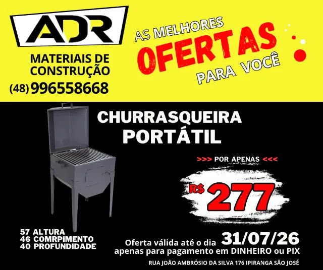 Churrasqueira Media Portátil