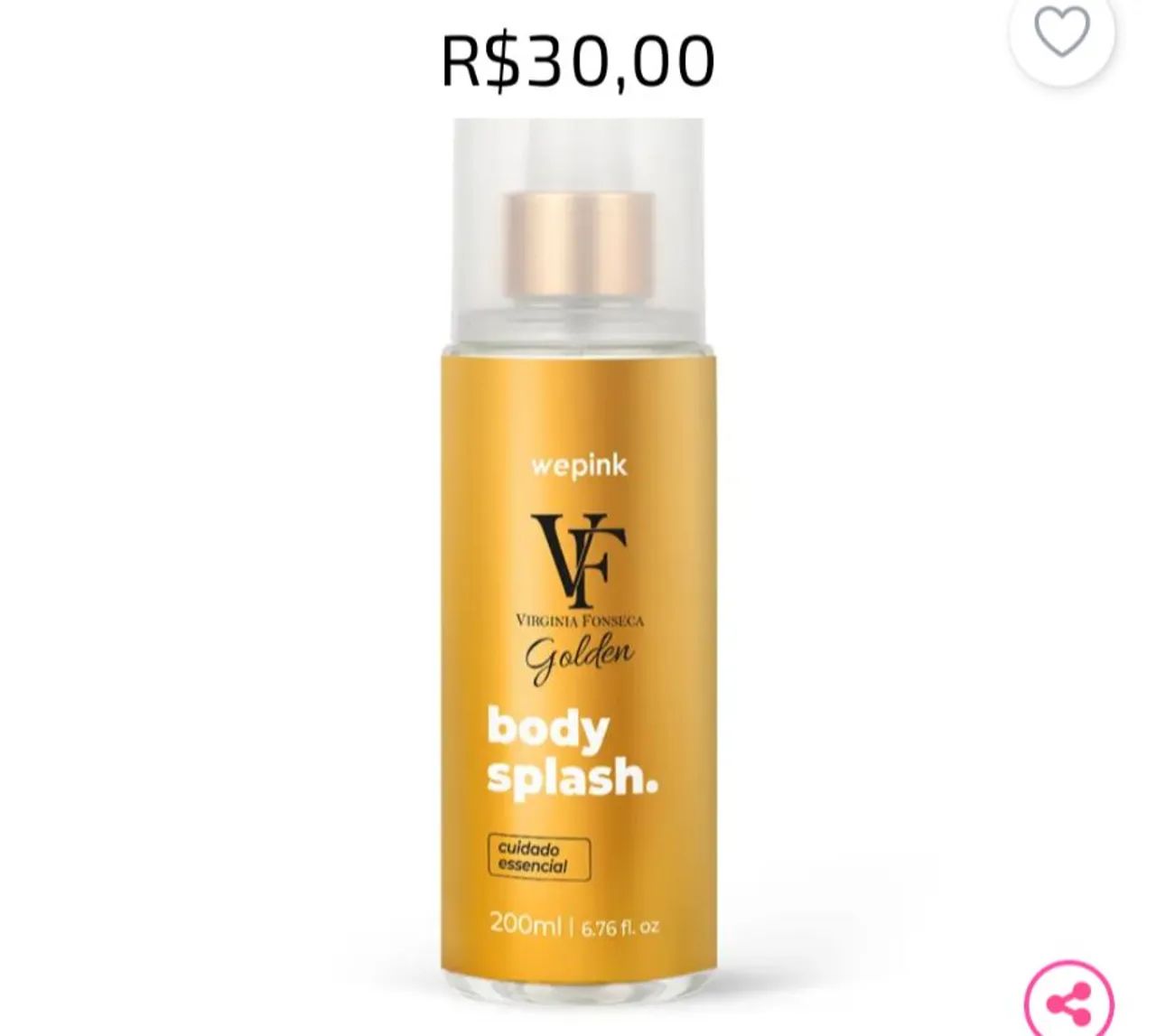 Body Splash VF Golden 