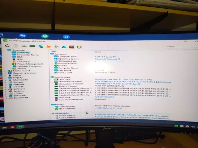 Kit Asus Intel Xeon 3.60GHz X79 16GB Memoria c/placa Vídeo Aceito troca - Foto 2