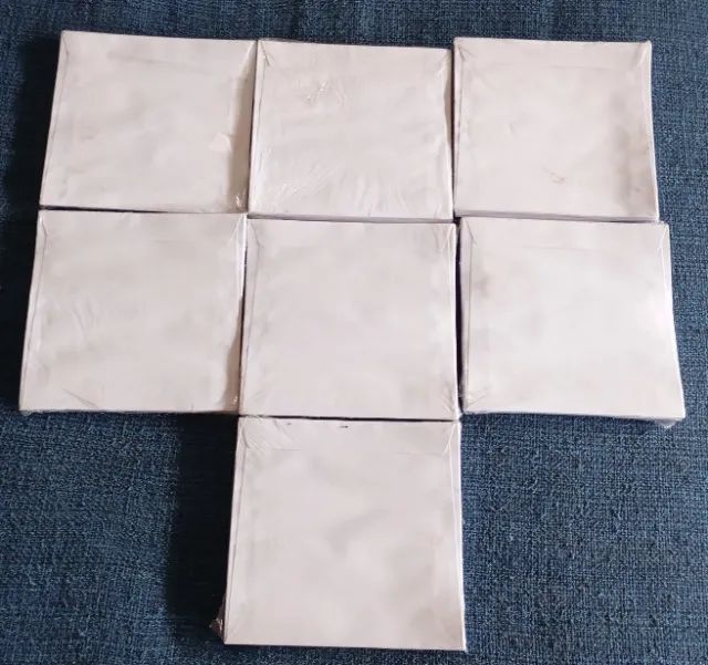 Lote 7 Pacotes Envelopes CD DVD Branco 125x125mm Scrity 25 un. Cada - Foto 2
