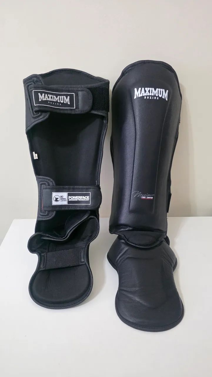 Caneleira De Muay Thai e Kickboxing Maximum Classic Black  - Foto 2