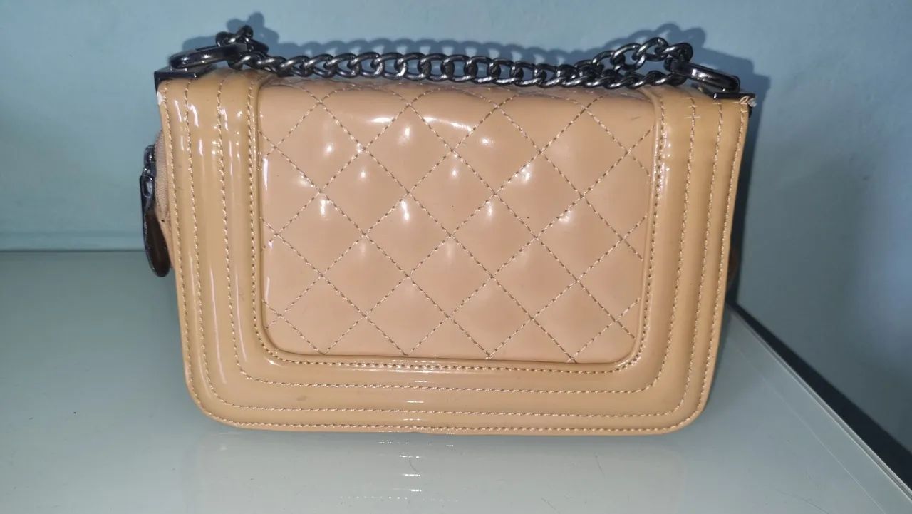 Bolsa Tiracolo Bege - Foto 3