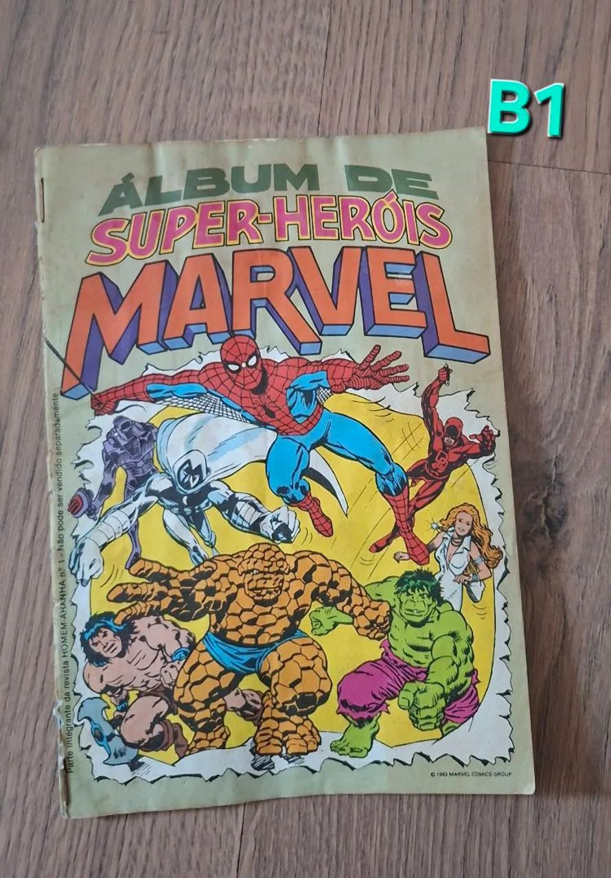 Anos 80 album super heróis Marvel  - Foto 2