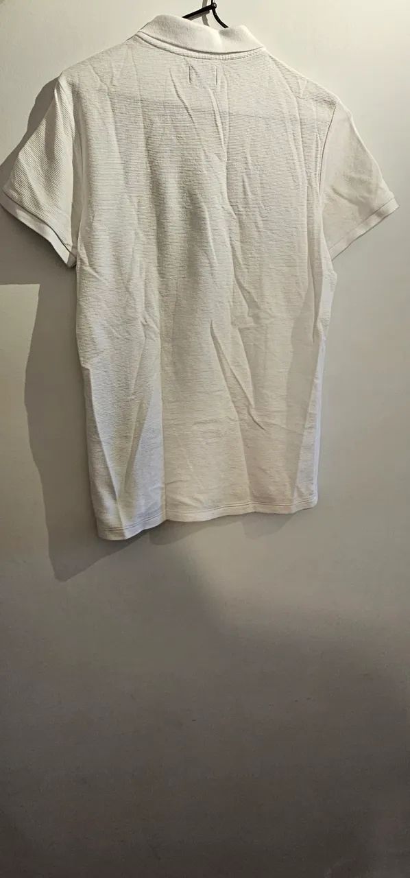 CAMISETA MARFINO BRANCA ALGODÃO PERUANO - Foto 2